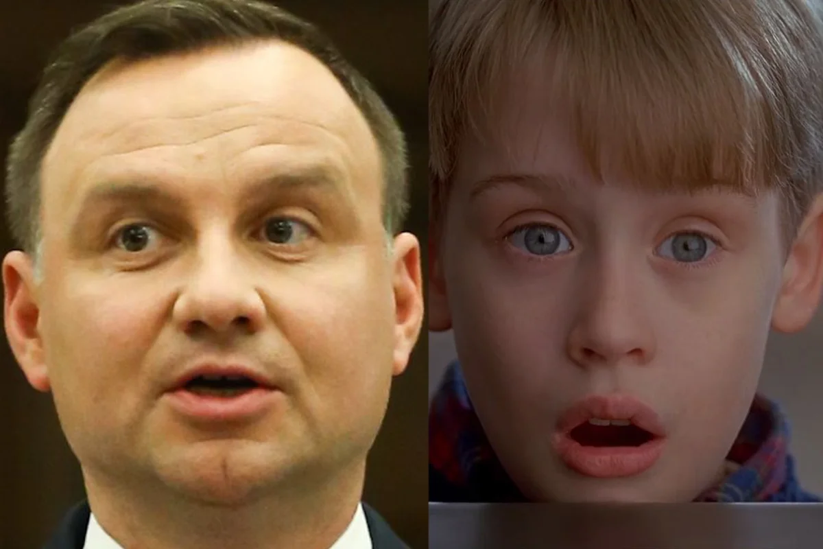 Andrzej Duda sam w Chicago