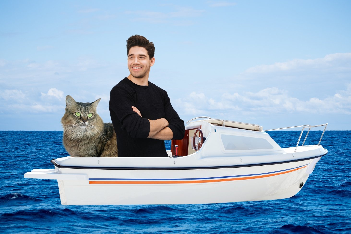 Rzucił wszystko (poza kotem) i wypłynął na Hawaje [TYLKO TROCHĘ ZAZDROŚCIMY]