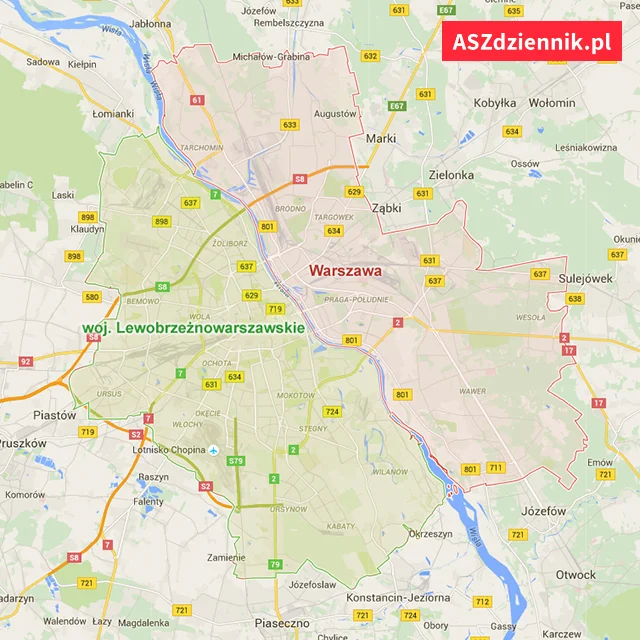 Nowy podział administracyjny na terenie Warszawy