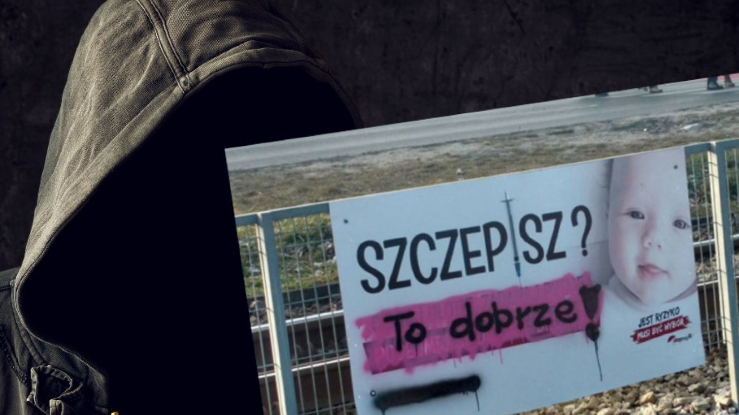 – Sprawca zaszachował antyszczepionkowców intelektem i puszką farby w sprayu za 12 złotych – usłyszeliśmy od śledczych.