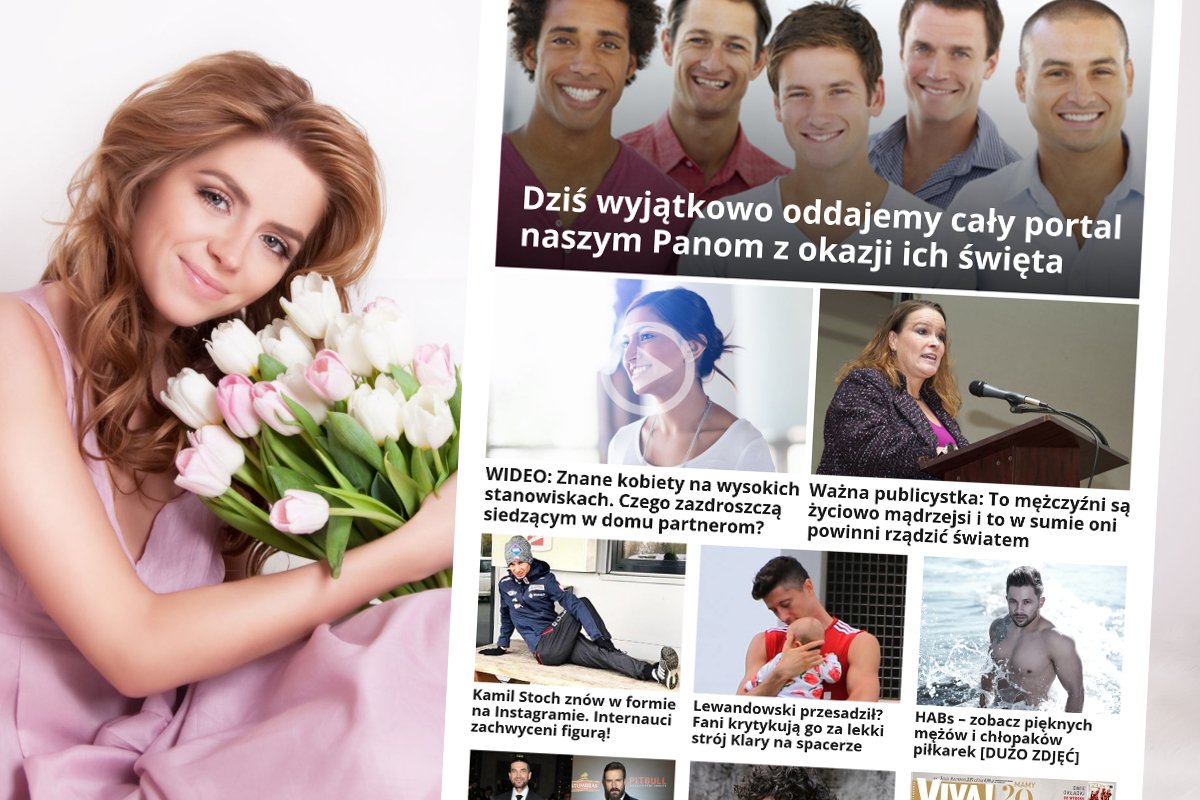 Tak wyglądałyby portale, gdyby traktowały mężczyzn jak kobiety.