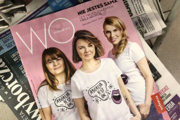 "Wysokie Obcasy" z okładką zgody narodowej.