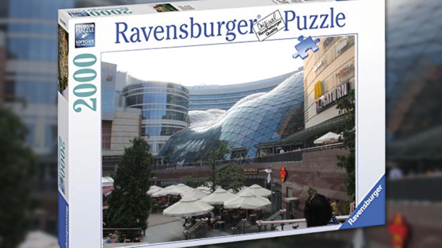 Puzzle z centrem handlowym to idealna rozrywka na niedzielę dla całej rodziny.