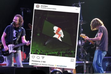 Pearl Jam dał support Strajkowi Kobiet.