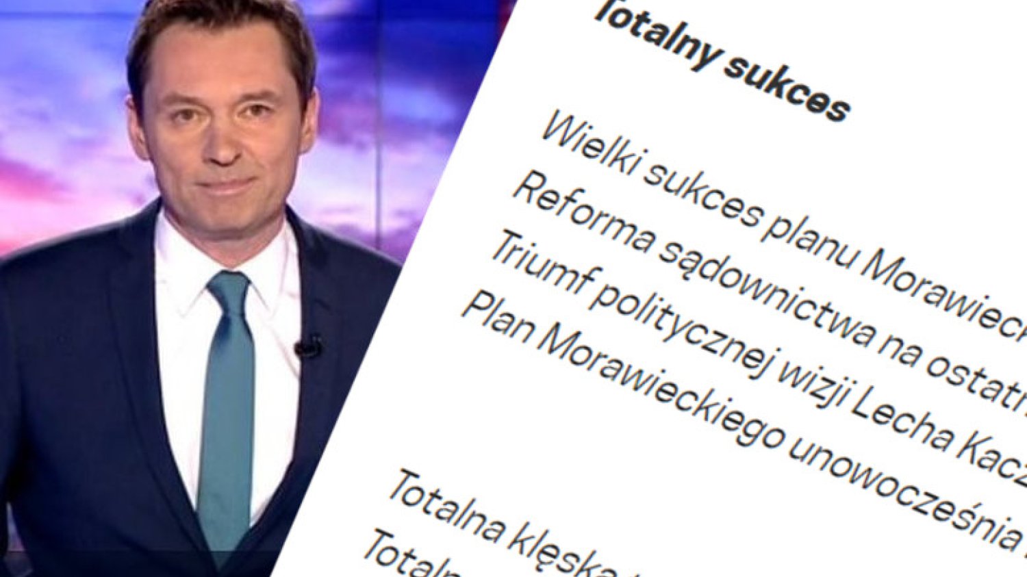 Wiersz "Totalny sukces" stworzony dzięki generatorowi poezji z pasków "Wiadomości".