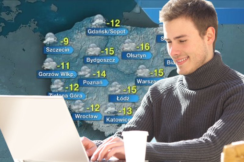 Napisz, jak zimno jest u ciebie.