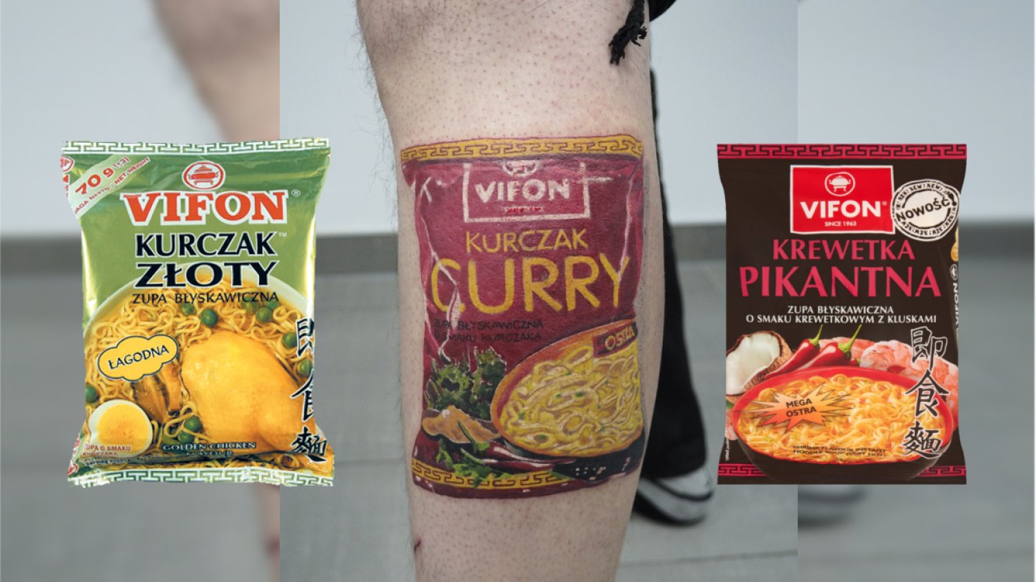 Nowy smak zupki chińskiej Vifona - kurczak curry na łydce.