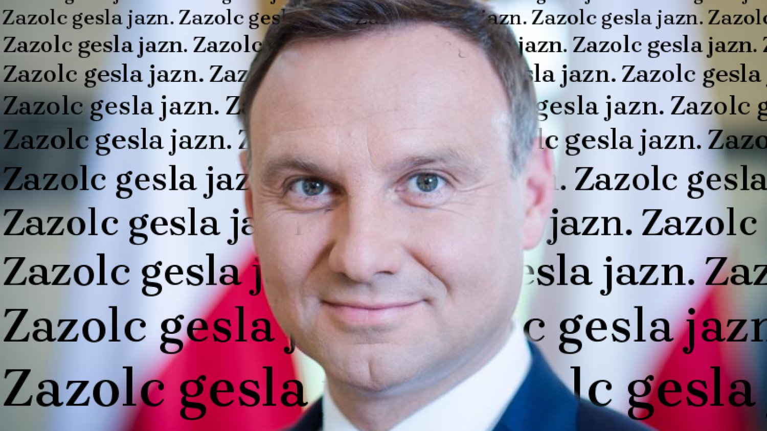 Andrzej Duda zaprezentował font Brygada 1918.
