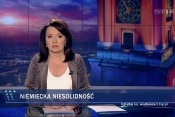 Wiadomości doskonale wykorzystały śmierć 2 osób do dowalenia Niemcom.
