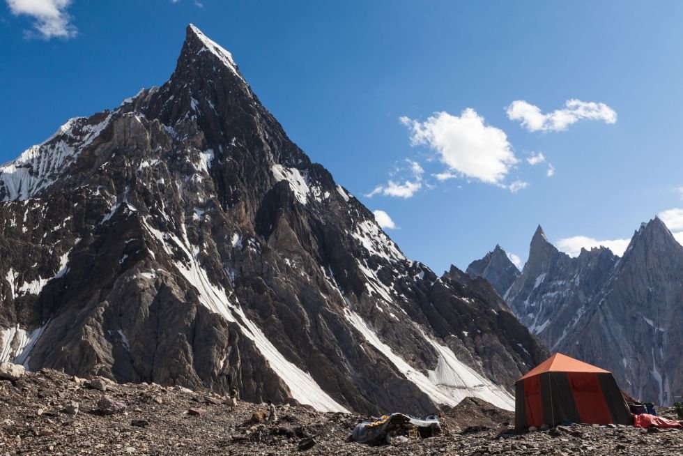 Горная сторона. Mitre Peak. Concordia (Karakoram). K2 Base Camp. Mitre Peak фото.