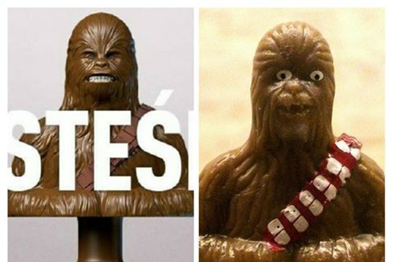 Figurkowy Chewbacca ze Stikeez Lidla nie wygląda jak ten w rzeczywistości. W ogóle nie wygląda:D