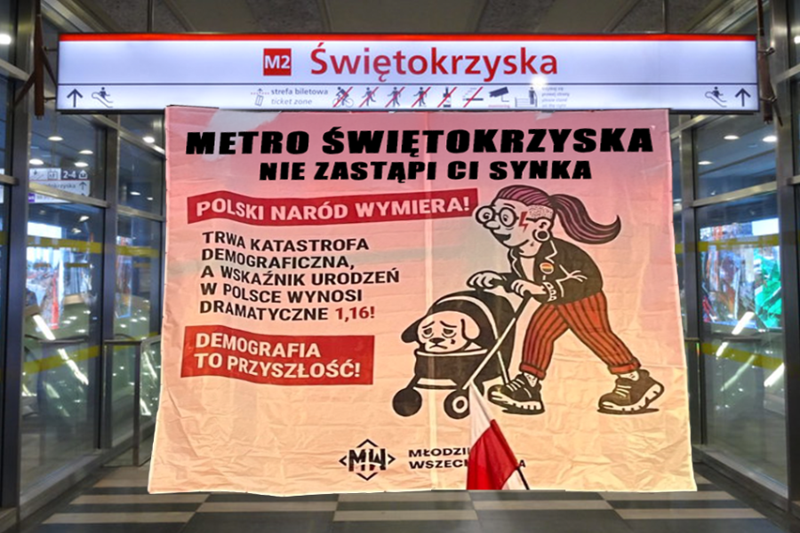Będzie więcej dzieci? Metro nie działa, żeby Warszawianki nie marnowały czasu w jazdę po mieście