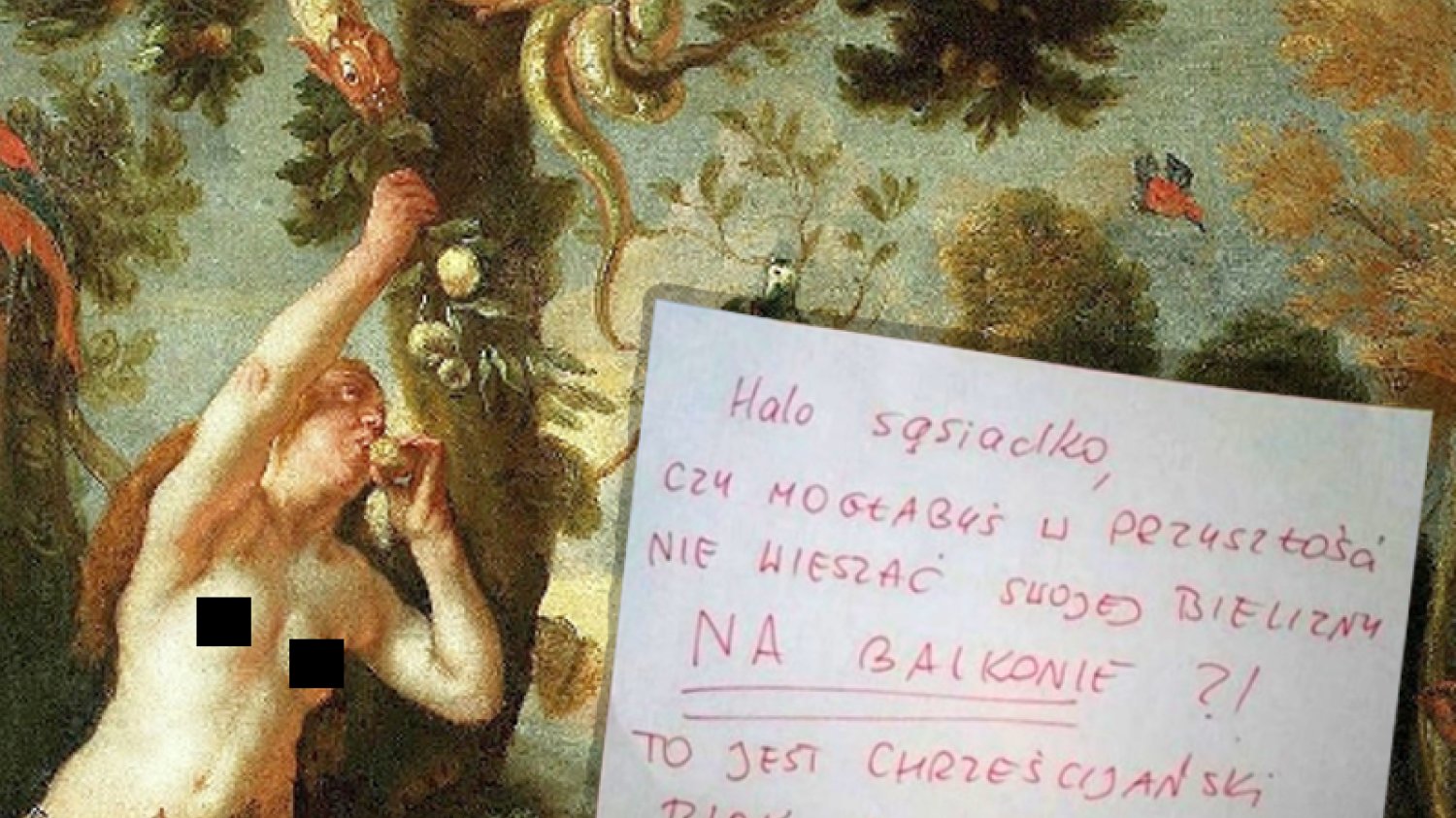 List madki do bezwstydnej kusicielki.