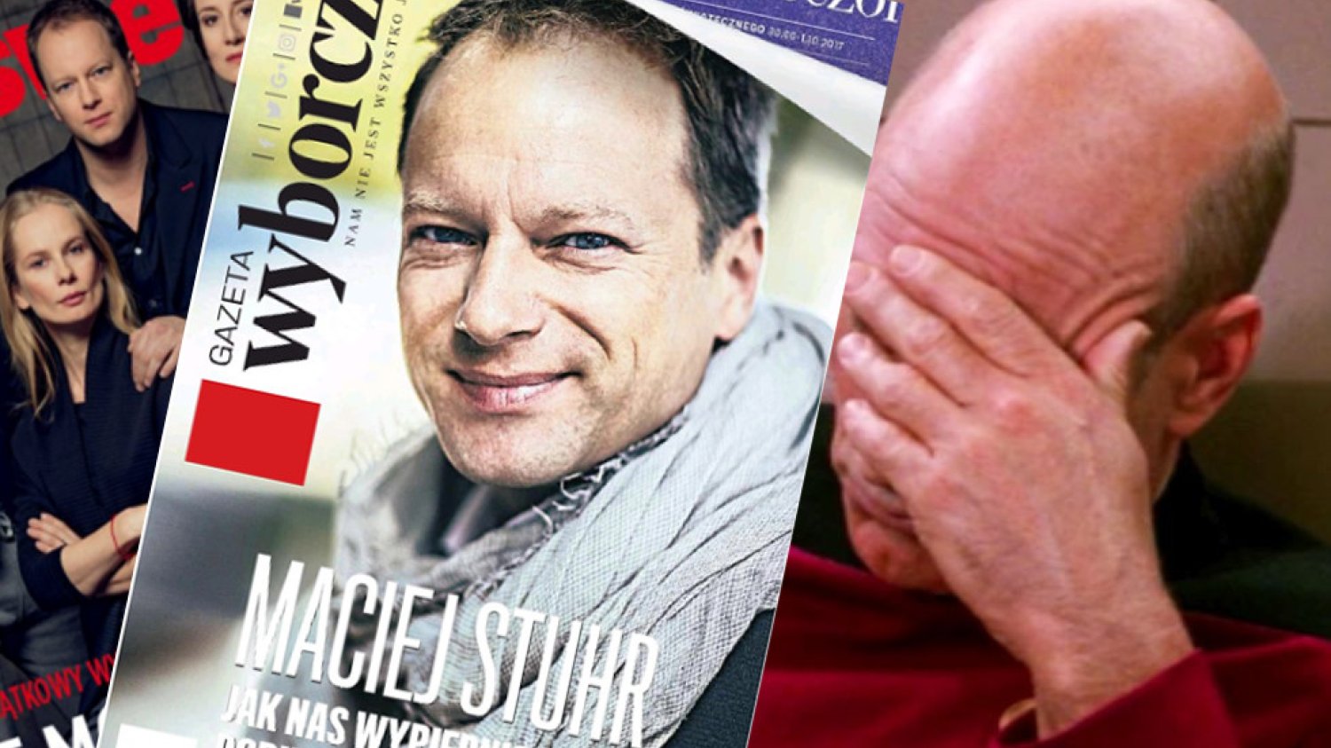 Okładki z Maciejem Stuhrem nie działają. Like anybody cares.