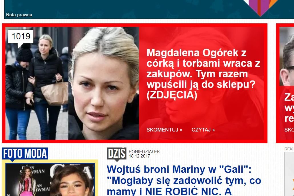 Pudelek nie dał nam wyboru. ASZdziennik staje po stronie Magdaleny Ogórek.