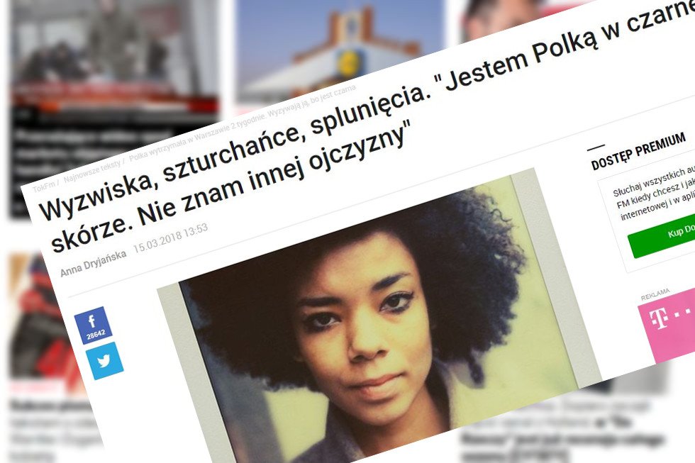 Gdy jesteś czarna  nazywasz się Rajel, nie jest łatwo być Polką.