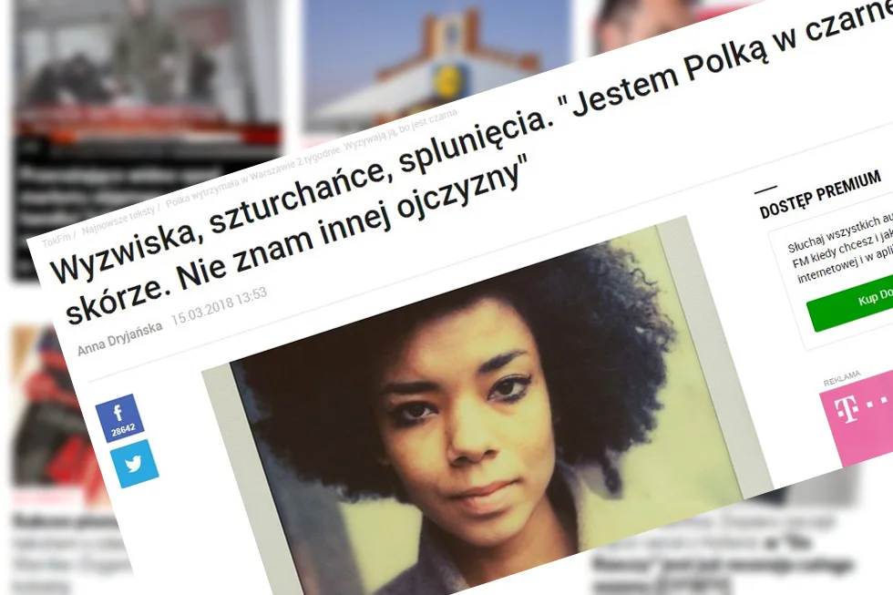 Gdy jesteś czarna  nazywasz się Rajel, nie jest łatwo być Polką.