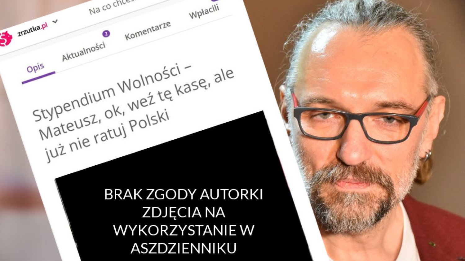 Nowa zrzutka na Mateusz Kijowskiego. Tak to powinno wyglądać od początku.