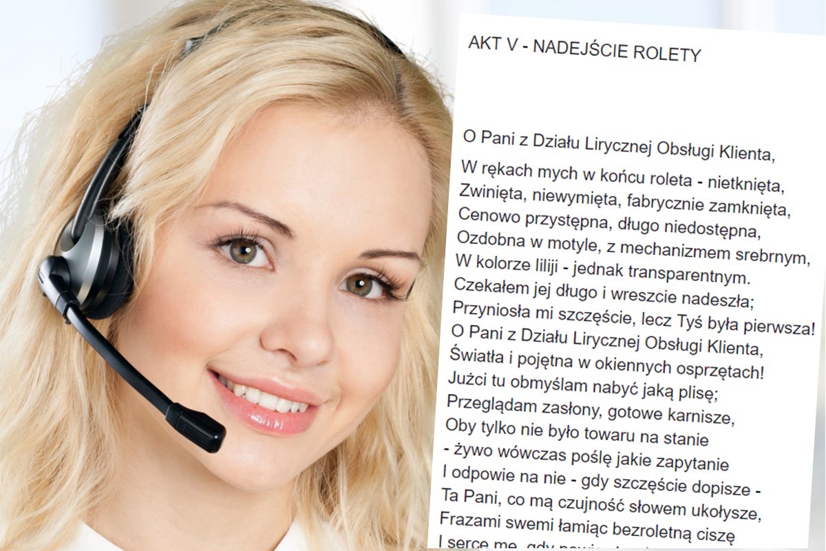 Historia o kupowaniu rolety to złoto.