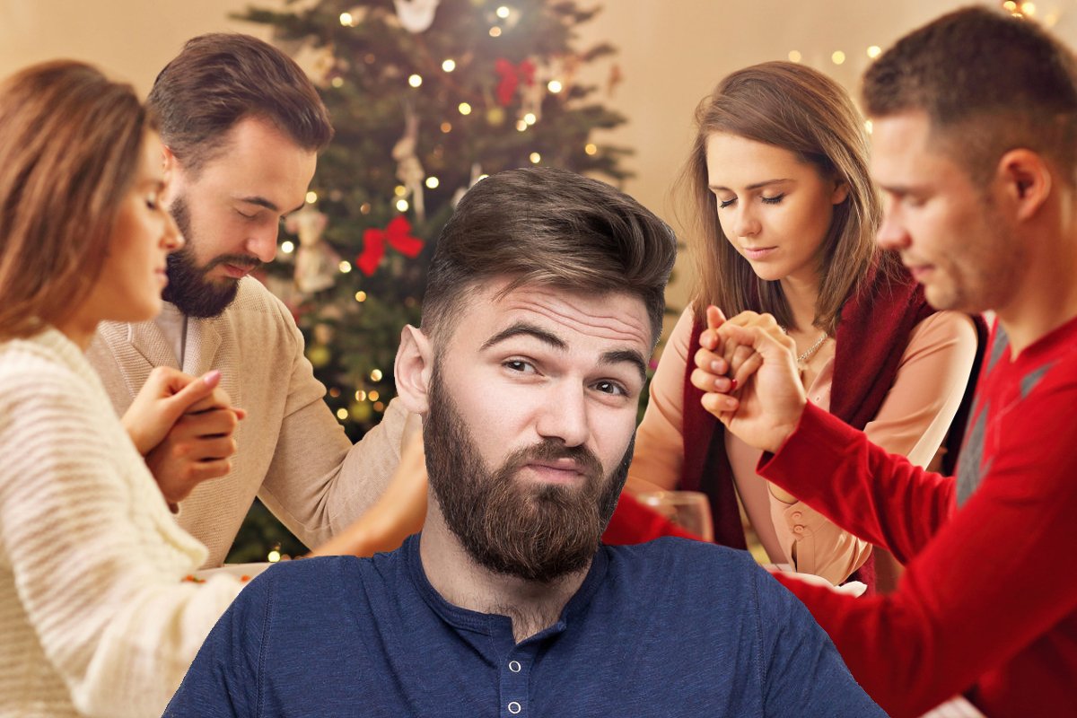 Ateista nie ma lekko podczas Wigilii.