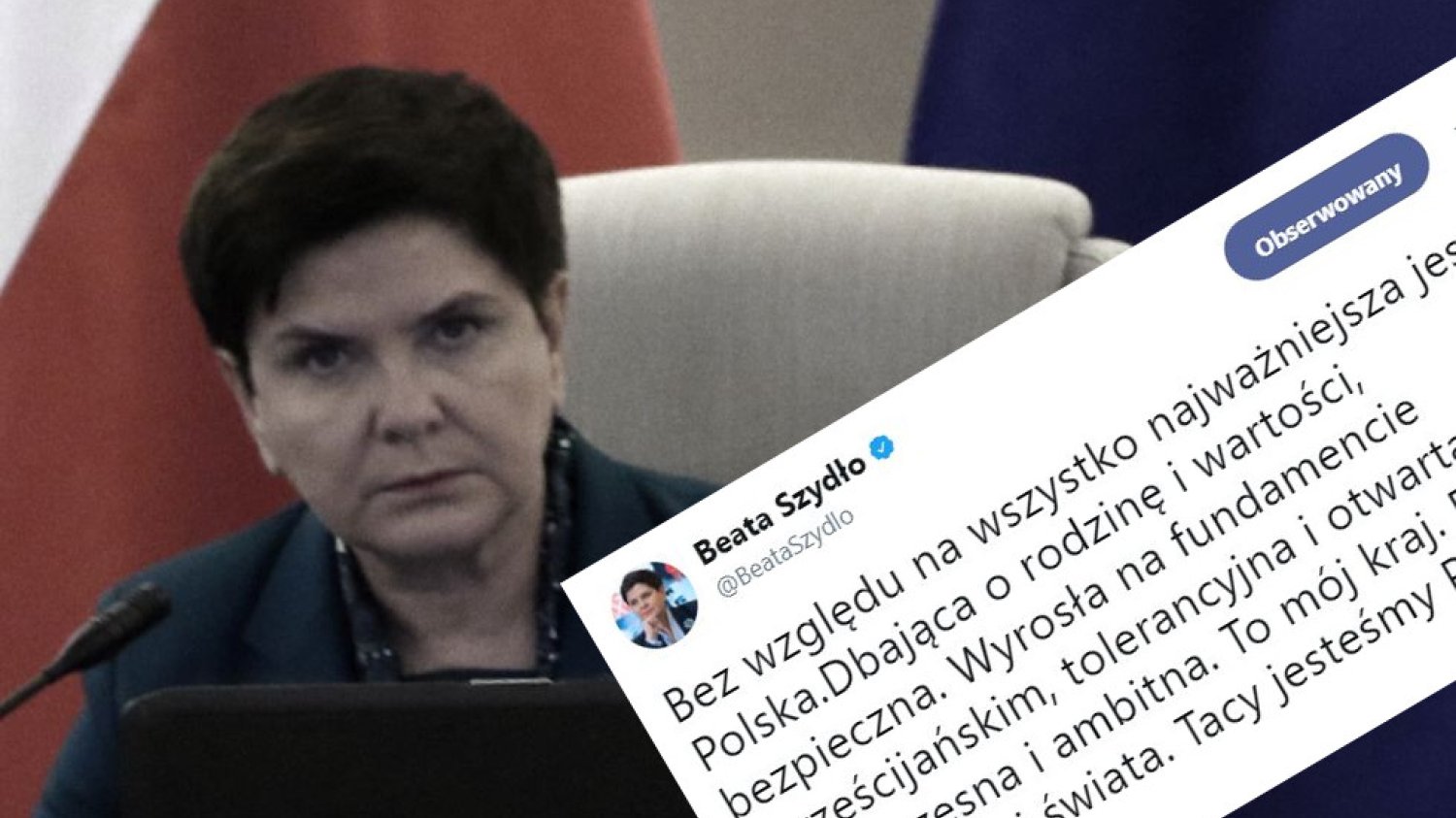 Sukces smutnej Beaty Szydło. Jednym tweetem skutecznie odwróciła uwagę od faktur dla kolegów.