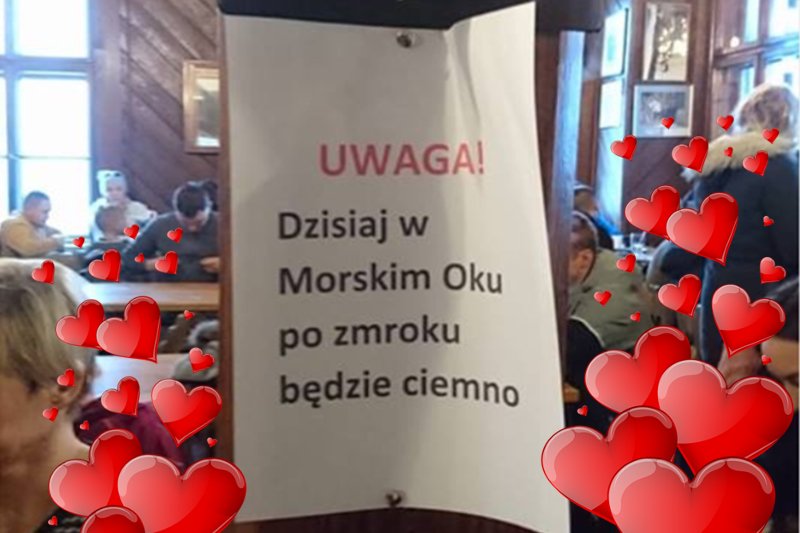 Autorze ostrzeżenia dla turystów w Morskim Oku, ASZdziennik Cię kocha!