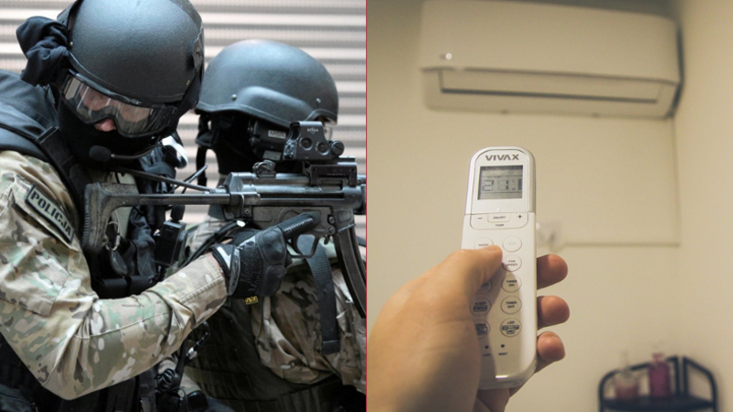 Policja błyskawicznie obezwładniła niebezpiecznego szaleńca.