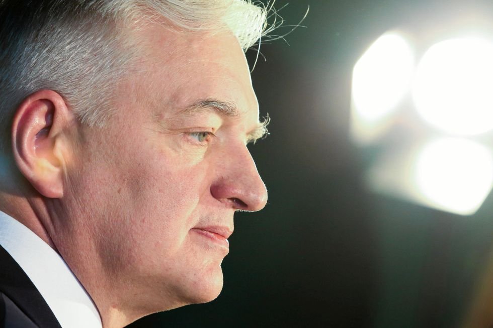 Jarosław Gowin znów się nie cieszy.