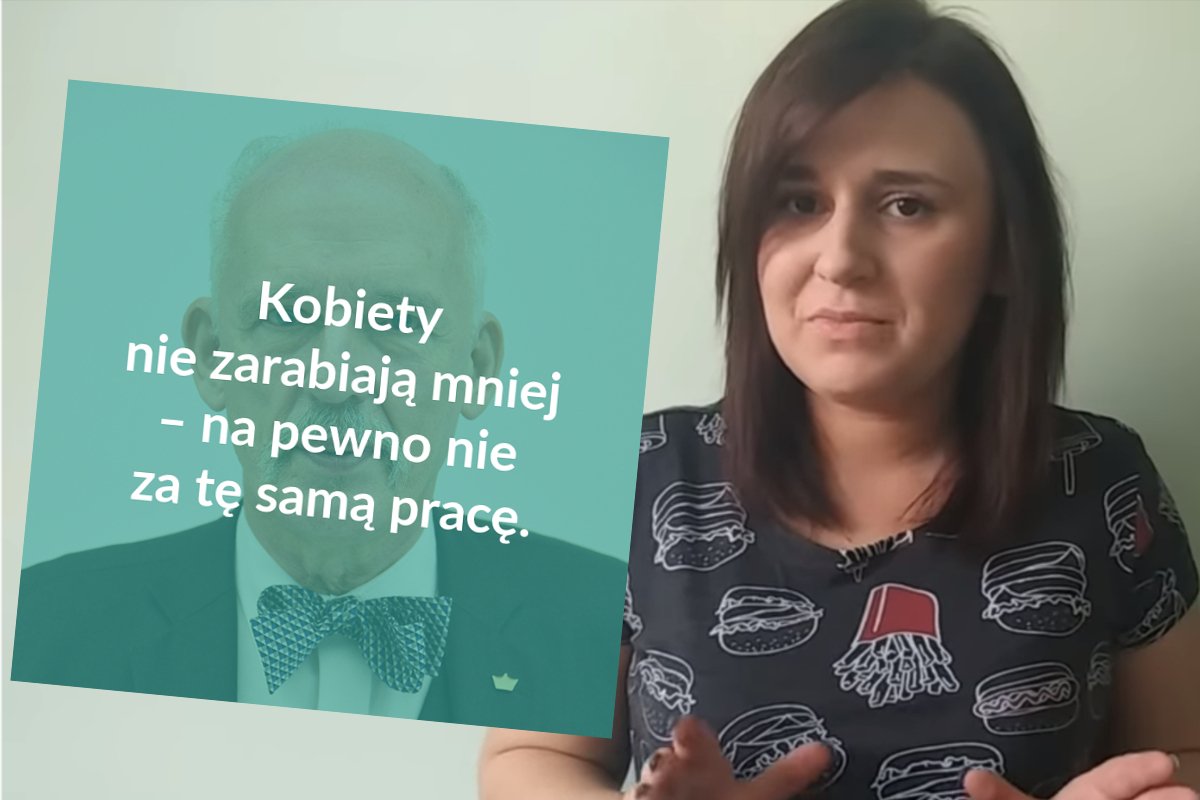 Antyfeministka Katarzyna Tryzno twierdzi, że kobiety nie zarabiają mniej od mężczyzn.