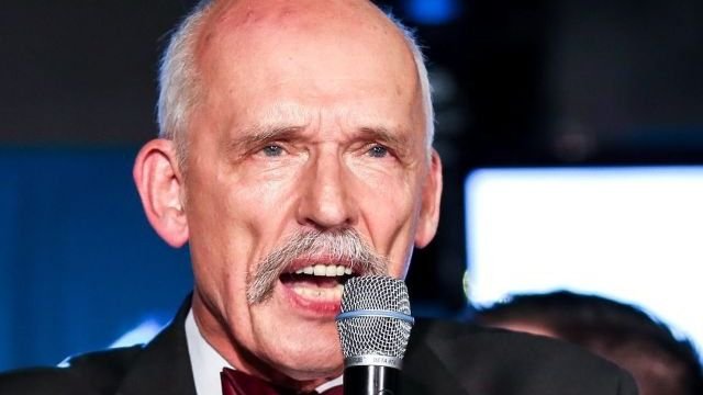 Janusz Korwin-Mikke wywołał popłoch w Brukseli.