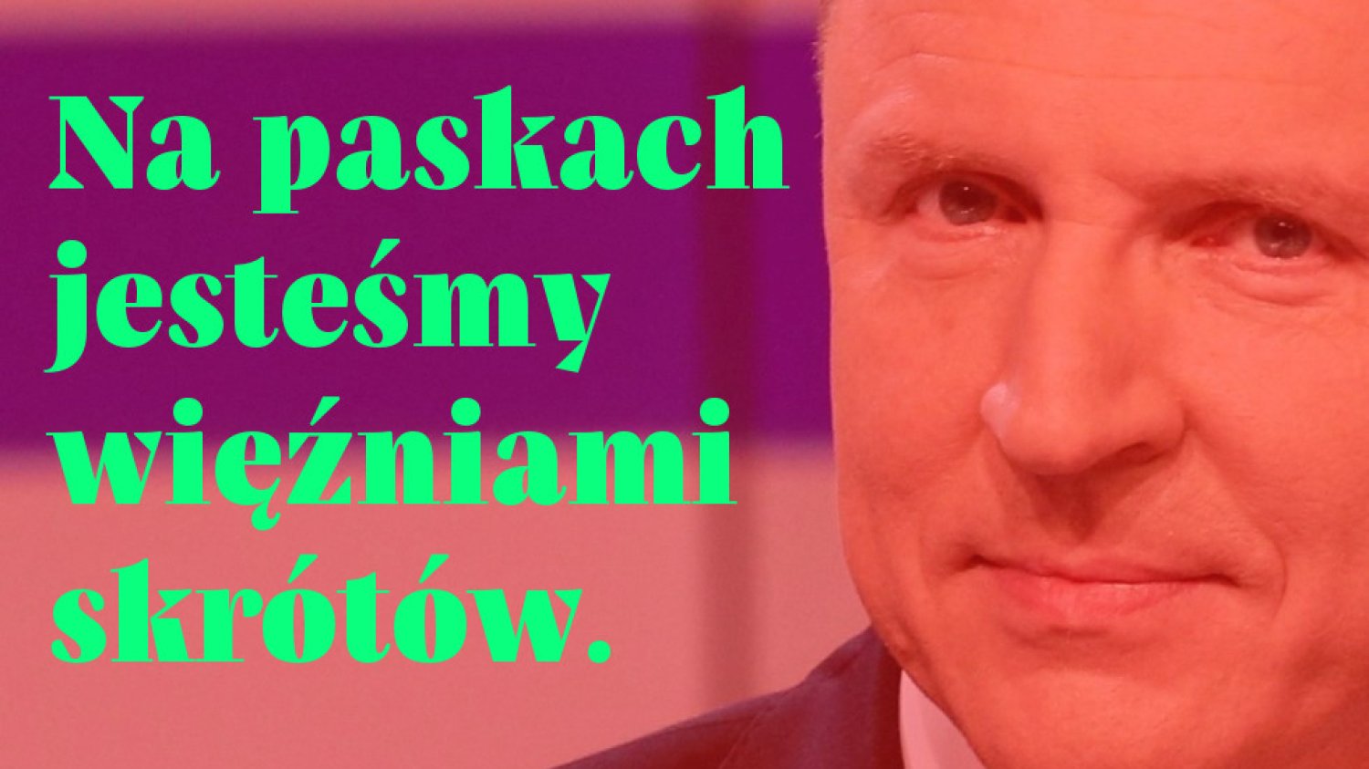 Jacek Kurski ogląda inną TVP niż reszta kraju. Wyznał to w bolesnym wywiadzie dla "DGP".