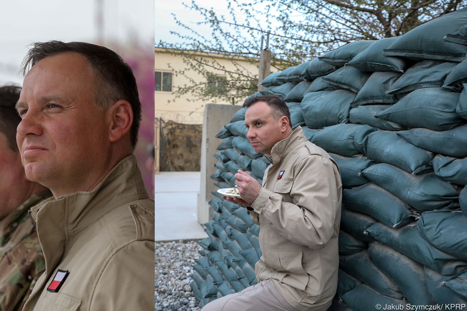 Andrzej Duda w Afganistanie pozował na zwierzchnika sił zbrojnych, ale pozostał Andrzejem Dudą.