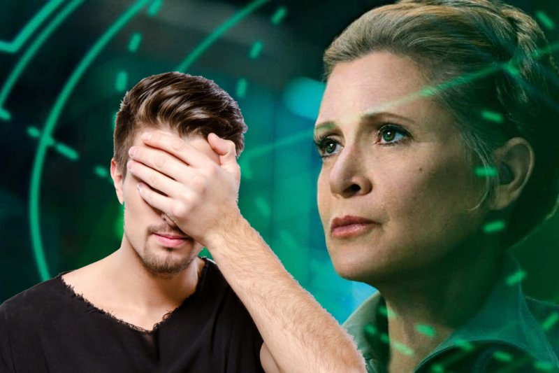 Na "Ostatnim Jedi" na scenie z Leią facepalm zaliczysz.