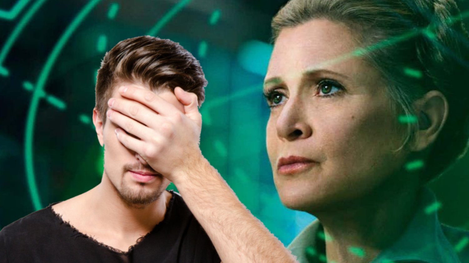 Na "Ostatnim Jedi" na scenie z Leią facepalm zaliczysz.