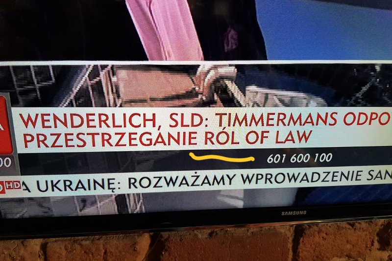 Ról of law w TVP Info.