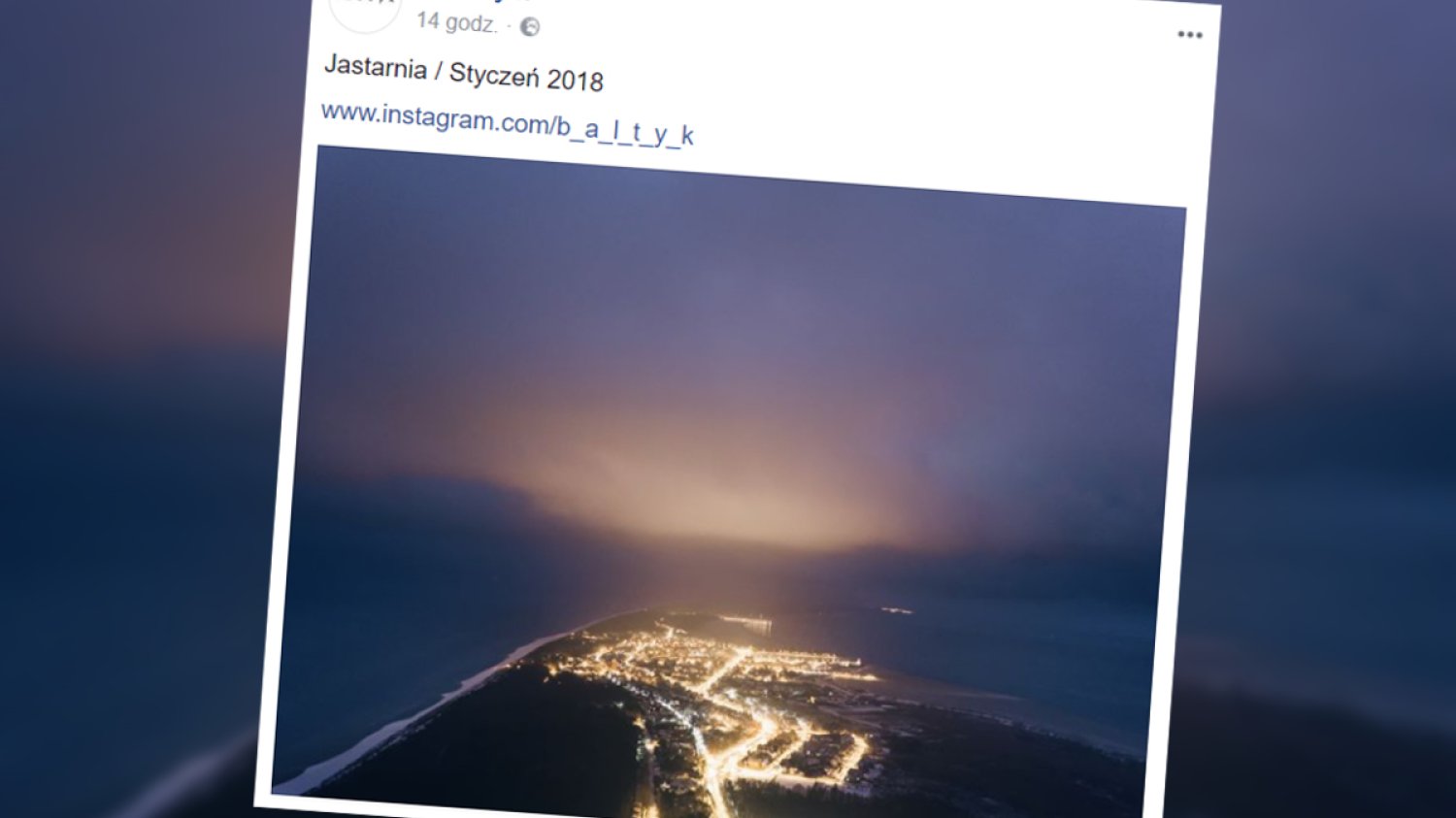 Jastarnia wrzuciła jedną fotkę i przebiła Zakopane.