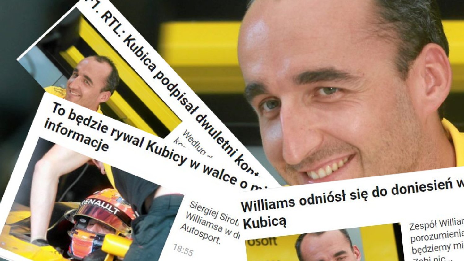 Gdyby Robert Kubica dostawał złotówkę za każdy nagłówek na portalach...