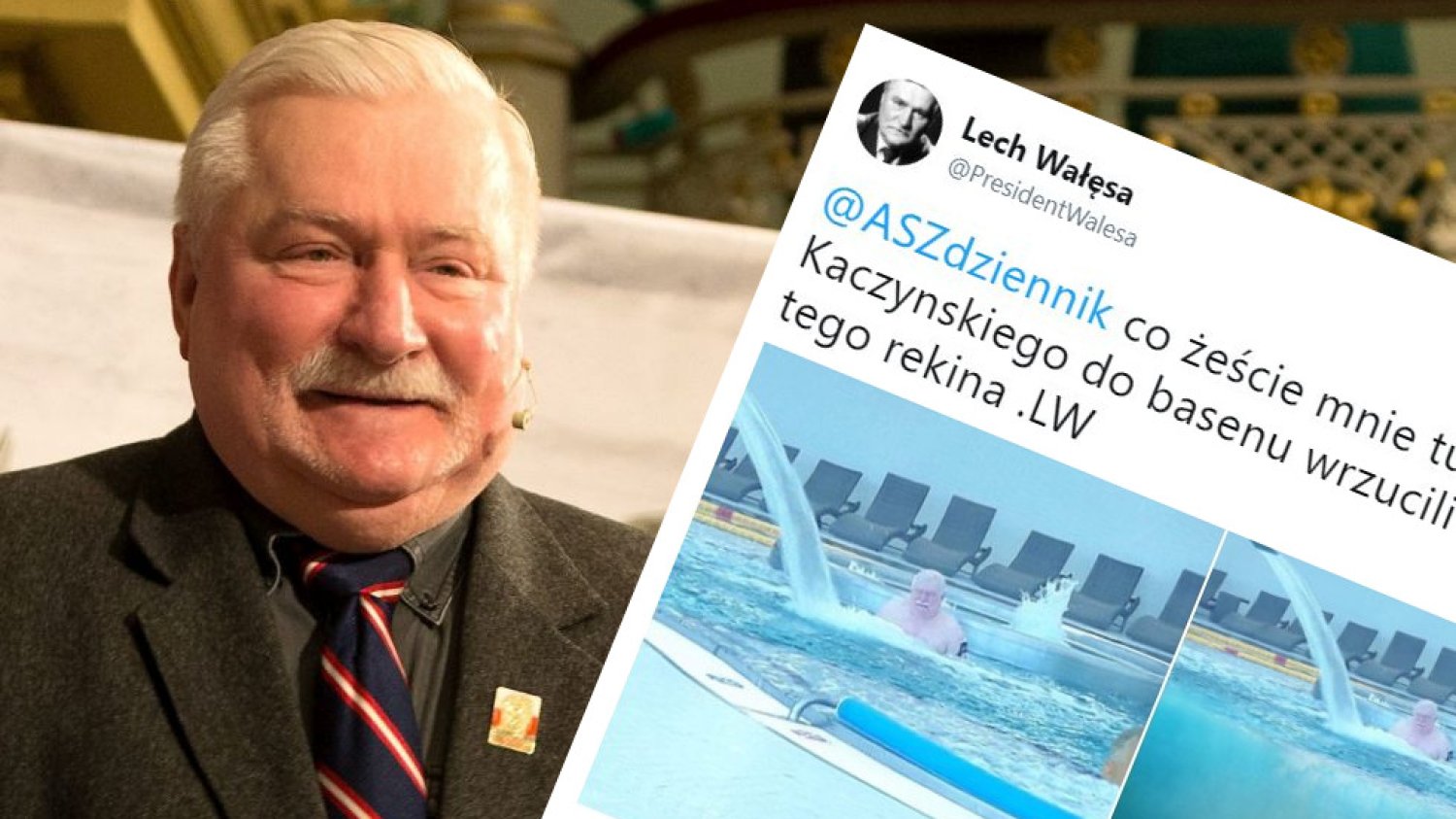 Lech Wałęsa reaguje na ASZdziennik. Oczywiście poszło o Kaczyńskiego.
