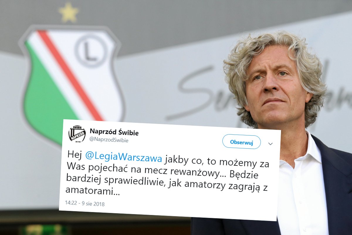 Drużyna z 8. ligi zastąpi Legię Warszawa.
