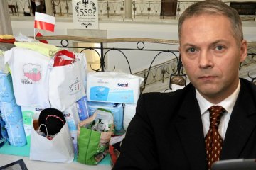 Jacek Żalek na początku głodówki.