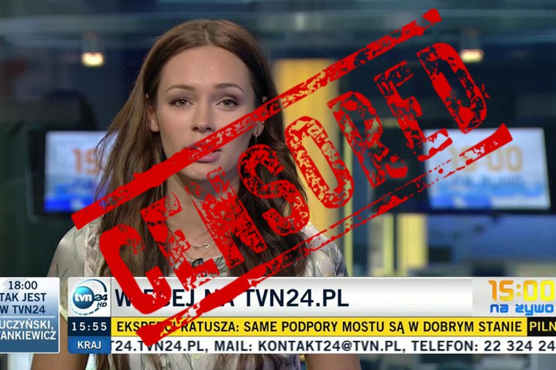 KRRiTV ocenzurowała TVN24, nakładając na nie karę w wysokości 1,5 mln zł.