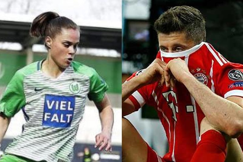 Ewa Pajor vs. Robert Lewandowski