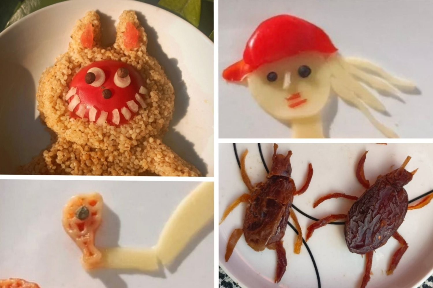 Absolutne kino. Pani Monika zrobiła Labubu z kaszy, kleszcze z daktyli i Igę Świątek z pomidorów