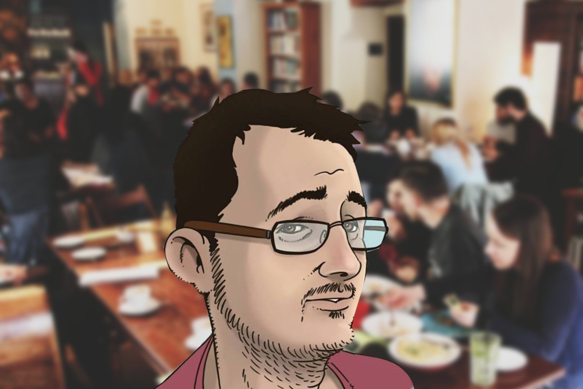 Kazimierz, Kraków. Redaktor ASZdziennika utknął w kawiarni.