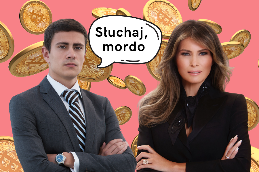 Opowiemy wam o bitcoinie Melanii Trump jak samiec alfa, który jara się krypto